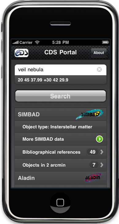 CDS Portal mobile snapshot 1